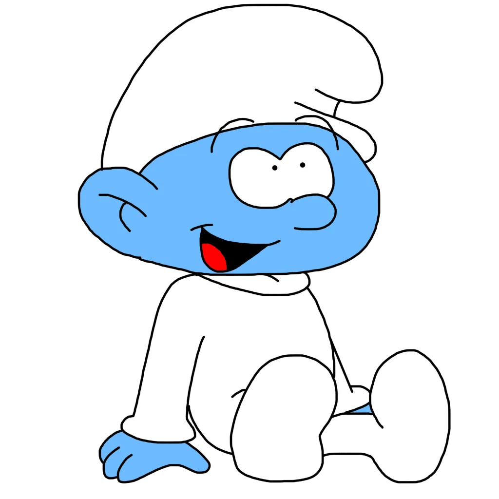Smurfs Gardener Smurf, watering plants, nature lover, free png